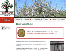 Tablet Screenshot of headwatercider.com